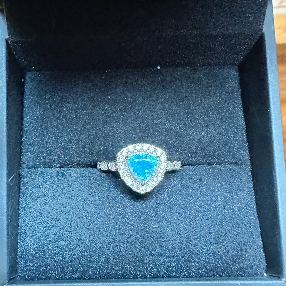 Blue Opal Ring - Picture 2 of 3